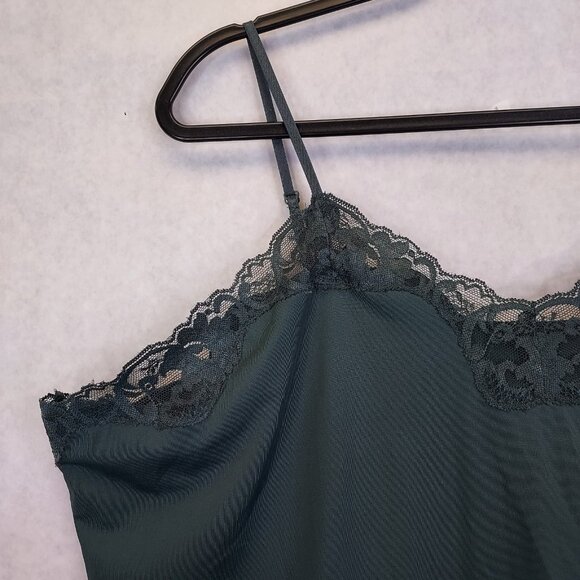 Ricki's Y2K Lace Trim Babydoll Camisole Tank Top XXL Stretch Fairy Dainty Preppy - Picture 3 of 13